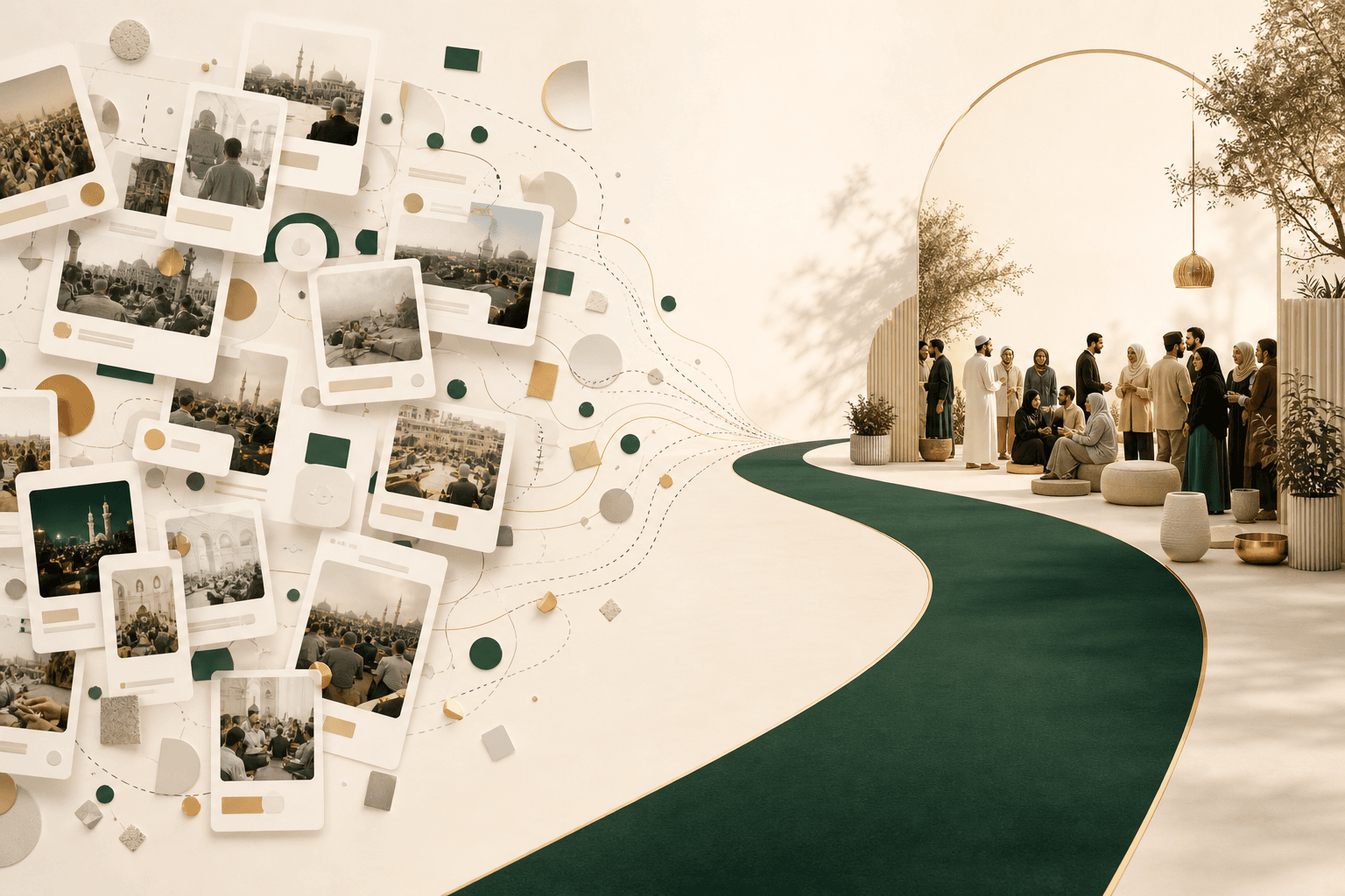A busy field of event choices becoming a clear path to community